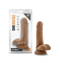 Load image into Gallery viewer, Dr. Skin Dr. Jeffrey Dildo with Balls - 6.5 inch (Caramel)