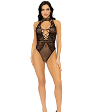 Load image into Gallery viewer, Bring The Heat Lace Bodysuit - O/S (Black)