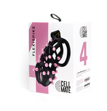 Load image into Gallery viewer, Cellmate Guardian Chastity Cage - Size 4 (Black/Pink)