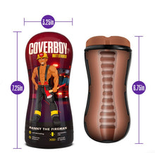 Load image into Gallery viewer, Coverboy Manny The Fireman Self Lubricating Anal Pocket Stroker