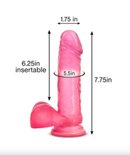 Load image into Gallery viewer, B Yours Sweet N' Hard 2 Dildo with Balls