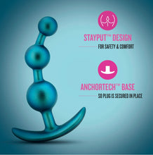 Load image into Gallery viewer, Anal Adventures Matrix Gamma Plug Silicone Anal Plug - Neptune