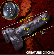 Load image into Gallery viewer, Creature Cock Thrusting and Vibrating Rechargeable Silicone Dildo