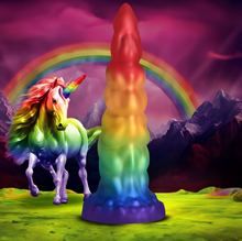Load image into Gallery viewer, Creature Cocks Magic Rider Unicorn Silicone Dildo