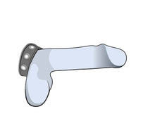 Load image into Gallery viewer, Performance - Silicone 3-Snap Cock Strap (Black)