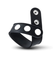 Load image into Gallery viewer, Performance - Silicone 3-Snap Cock Strap (Black)