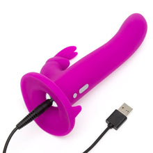 Load image into Gallery viewer, Happy Rabbit Vibrating Strap-On Silicone Vibrating Harness