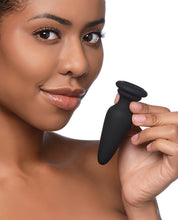Load image into Gallery viewer, Tailz Snap On Silicone Anal Plug - Small (Black)
