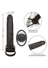 Load image into Gallery viewer, Accommodator Dual Penetrator Dildo Cock Ring