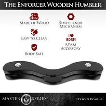 Load image into Gallery viewer, The Enforcer Black Wooden Humbler
