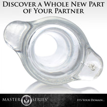 Load image into Gallery viewer, Master Series Peephole Clear Hollow Anal Plug