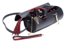 Load image into Gallery viewer, Bondage To Go Black and Red Bow Bondage Set with Carry Case