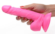 Load image into Gallery viewer, Pop Peckers Dildo with Balls - 6.5 Inch (Pink)
