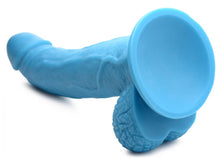 Load image into Gallery viewer, Pop Cock Dildo with Balls - 7.5 Inch (Blue)