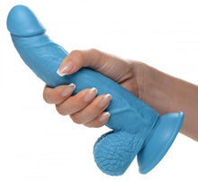 Load image into Gallery viewer, Pop Cock Dildo with Balls - 7.5 Inch (Blue)