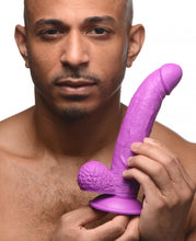 Load image into Gallery viewer, Pop Cock Dildo with Balls - 7.5 Inch (Purple)