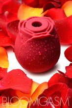 Load image into Gallery viewer, Inmi Bloomgasm Wild Rose 10x Silicone Rechargeable Clit Stimulator with Suction