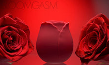 Load image into Gallery viewer, Inmi Bloomgasm Wild Rose 10x Silicone Rechargeable Clit Stimulator with Suction