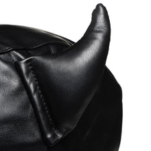 Load image into Gallery viewer, Master Series Dungeon Demon Bondage Hood with Horns