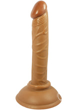 Load image into Gallery viewer, All American Mini Whoppers Straight Dildo - Caramel - 4in