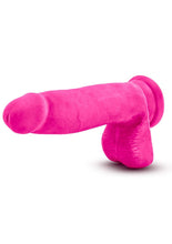 Load image into Gallery viewer, Au Naturel Bold Pleaser Dildo with Suction Cup - Pink - 7in