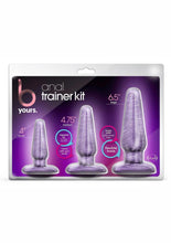 Load image into Gallery viewer, B Yours Anal Trainer Kit - Purple Swirl - Purple