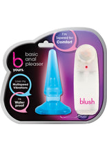 Load image into Gallery viewer, B Yours Basic Vibrating Butt Plug with Remote Control - Blue