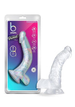 Load image into Gallery viewer, B Yours Diamond Luster Dildo - Clear - 8.5in