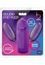 Load image into Gallery viewer, B Yours Double Pop Eggs with Remote Control - Plum/Purple