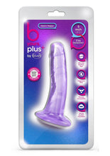 Load image into Gallery viewer, B Yours Plus Hard N' Happy Realistic Dildo - Purple - 5.5in