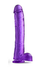 Load image into Gallery viewer, B Yours Plus Hefty N' Hung Realistic Dildo with Suction Cup - Purple