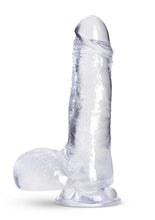 Load image into Gallery viewer, B Yours Plus Rock N' Roll Realistic Dildo with Balls - Clear - 7.25in