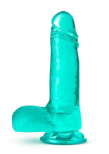 Load image into Gallery viewer, B Yours Plus Rock N' Roll Realistic Dildo with Balls - Teal - 7.25in