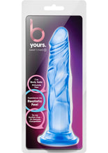 Load image into Gallery viewer, B Yours Sweet N' Hard 5 Dildo - Blue - 7.5in