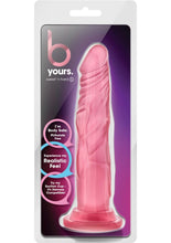 Load image into Gallery viewer, B Yours Sweet N' Hard 5 Dildo - Pink - 7.5in