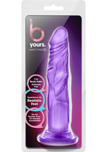Load image into Gallery viewer, B Yours Sweet N' Hard 5 Dildo - Purple - 7.5in