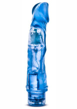 Load image into Gallery viewer, B Yours Vibe 6 Vibrating Dildo - Blue - 9in