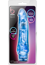 Load image into Gallery viewer, B Yours Vibe 7 Vibrating Dildo - Blue - 8.5in