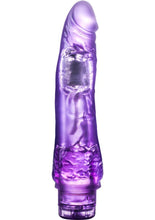 Load image into Gallery viewer, B Yours Vibe 7 Vibrating Dildo - Purple - 8.5in