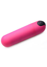 Load image into Gallery viewer, Bang! Vibrating Bullet with Remote Control - Pink
