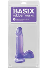 Load image into Gallery viewer, Basix Dong with Suction Cup - Purple - 6in