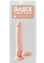 Load image into Gallery viewer, Basix Rubber Works Dong with Suction Cup - Flesh - 9in