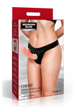 Load image into Gallery viewer, Bedroom Bliss Chérie Thong Strap-On Panty Harness - Black - Medium