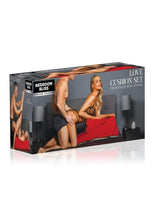 Load image into Gallery viewer, Bedroom Bliss Love Cushion - Red - Set