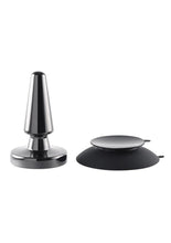 Load image into Gallery viewer, Beginner Metal Plug Rechargeable Vibrating Anal Plug