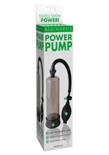 Load image into Gallery viewer, Beginner's Power Penis Pump - Black/Smoke