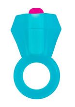 Load image into Gallery viewer, Bling Pop Vibrating Cock Ring - Blue