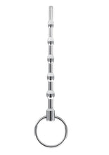 Load image into Gallery viewer, Blue Line Beaded Urethral Sound 4.5in - Stainless - Steel