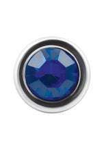 Load image into Gallery viewer, Blue Line Bling Bling Wavy Penis Plug 2in - Stainless