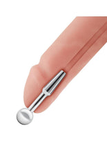 Load image into Gallery viewer, Blue Line Peephole Penis Plug - Stainless